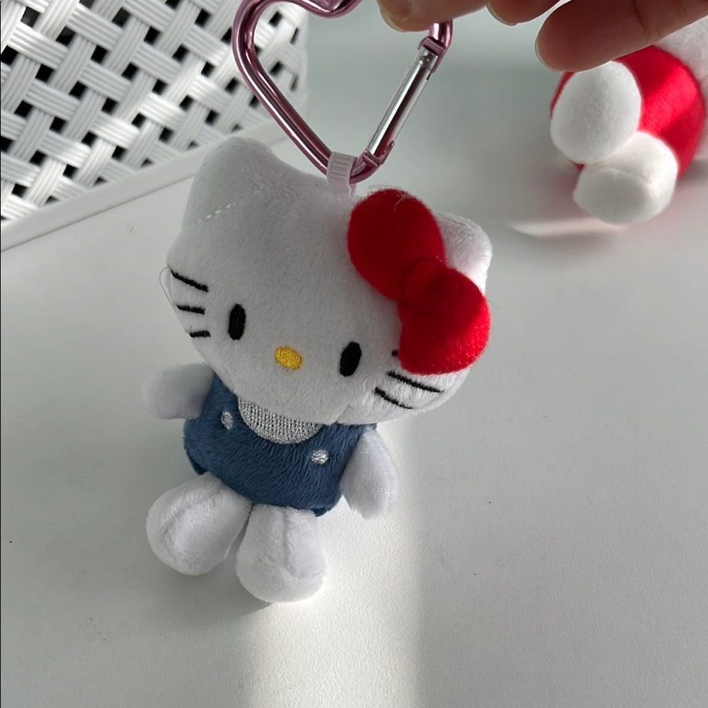 Hello Kitty Red and Blue Plush Accessory